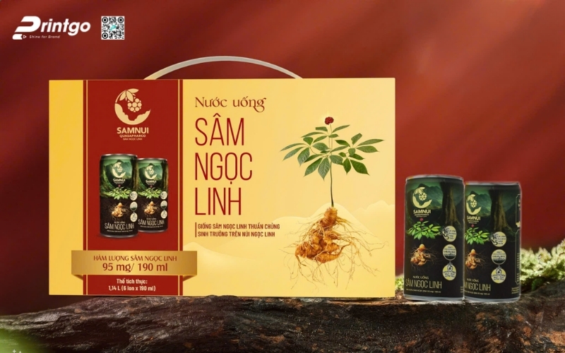 Mẫu hộp quà tết sâm Ngọc Linh Mẫu hộp quà tết sâm Ngọc Linh