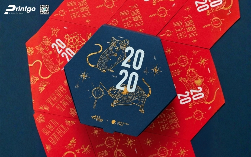 Hộp quà tết độc đáo hình lục giác, bát giác Hộp quà tết độc đáo hình lục giác, bát giác