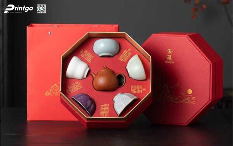 Mẫu hộp quà tết không rượu có quy cách đặc biệt Mẫu hộp quà tết không rượu có quy cách đặc biệt