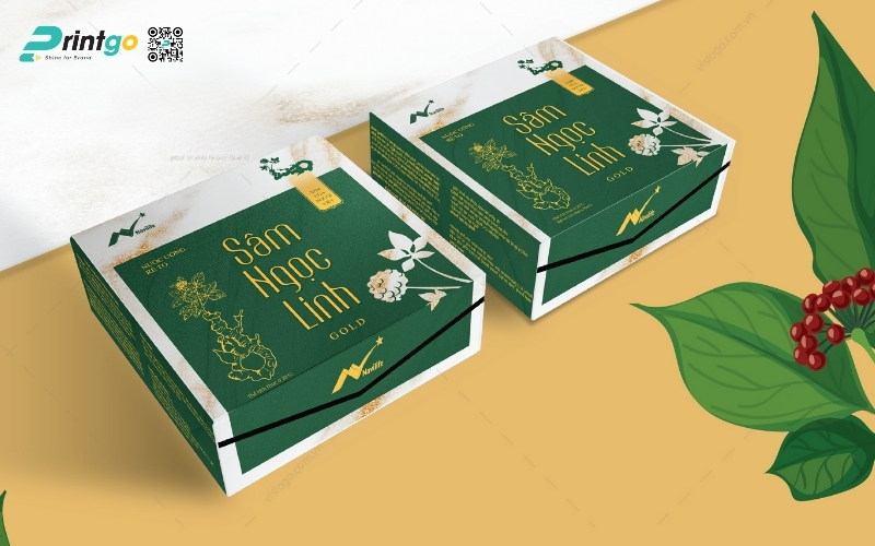Mẫu hộp quà tết sâm Ngọc Linh Mẫu hộp quà tết sâm Ngọc Linh