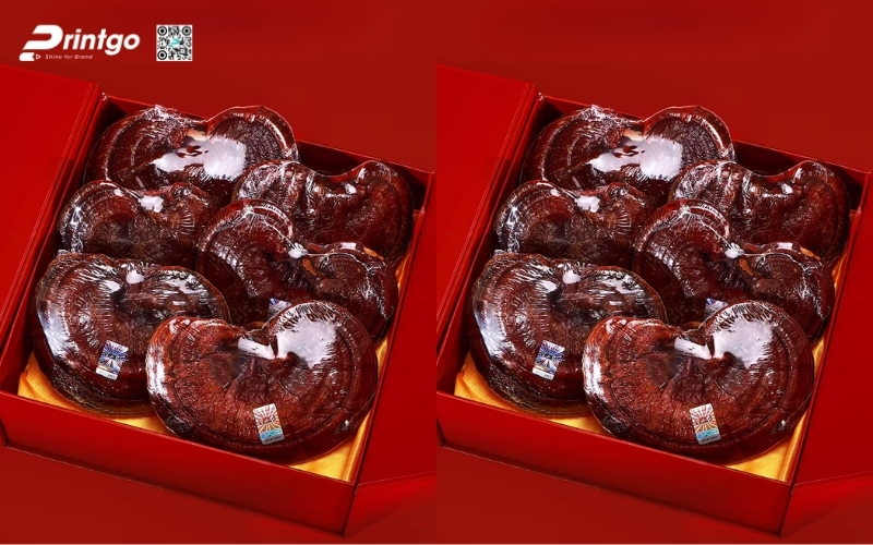 Mẫu hộp quà Tết nấm linh chi cao cấp và sang trọng nhất 2026 Mẫu hộp quà Tết nấm linh chi cao cấp và sang trọng nhất 2026