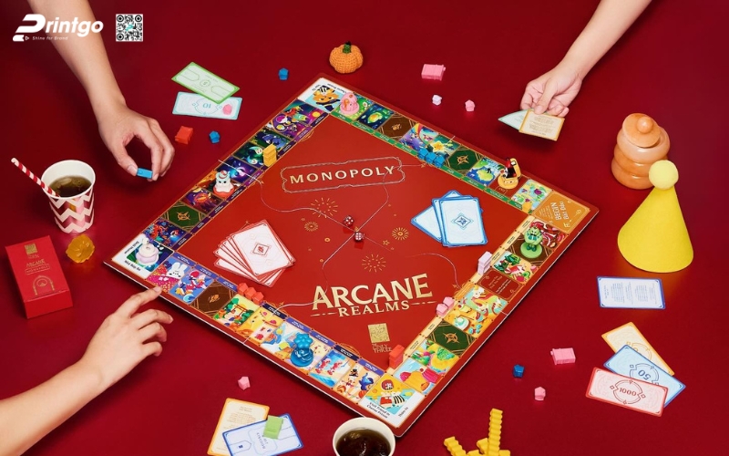 Hộp quà tết độc đáo kèm board game Hộp quà tết độc đáo kèm board game
