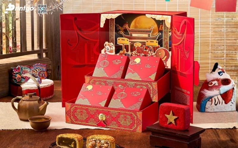 Hộp quà tết độc đáo nhiều ngăn Hộp quà tết độc đáo nhiều ngăn