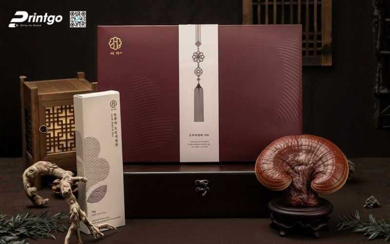 Mẫu hộp quà Tết nấm linh chi cao cấp và sang trọng nhất 2026 Mẫu hộp quà Tết nấm linh chi cao cấp và sang trọng nhất 2026