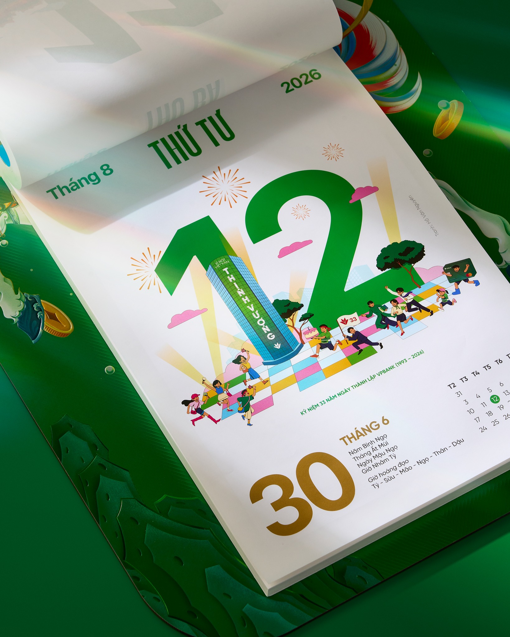 Bộ sưu tập lịch ngân hàng VP Bank 2026 Bộ sưu tập lịch ngân hàng VP Bank 2026