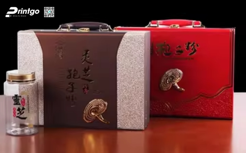 Mẫu hộp quà Tết nấm linh chi cao cấp và sang trọng nhất 2026 Mẫu hộp quà Tết nấm linh chi cao cấp và sang trọng nhất 2026