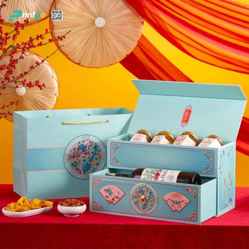 Quà tết 2 tầng mang đến trải nghiệm độc đáo cho món quà tết tặng sếp Quà tết 2 tầng mang đến trải nghiệm độc đáo cho món quà tết tặng sếp