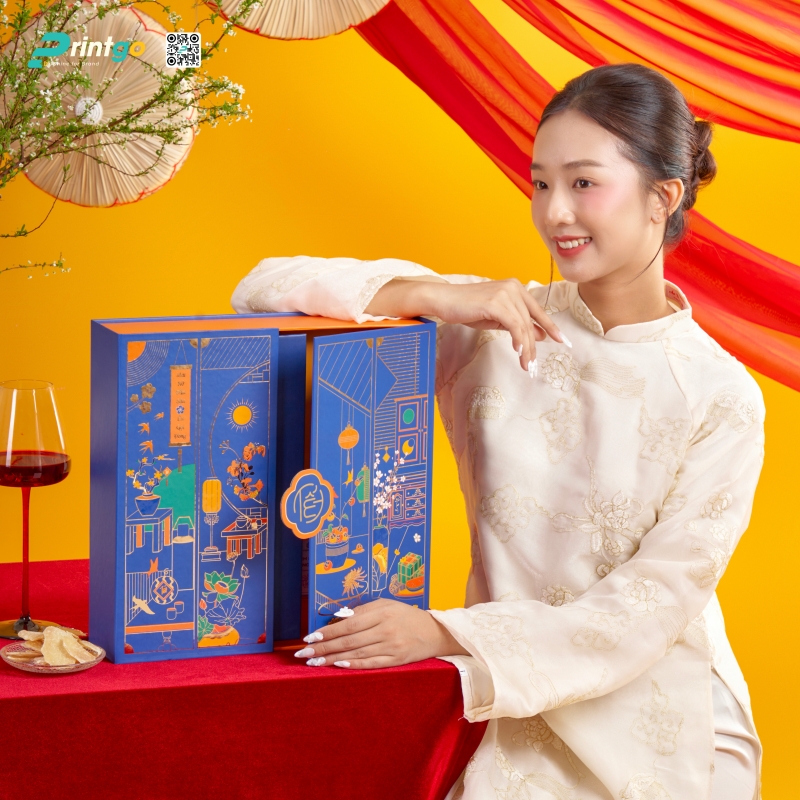 Quà tết tặng sếp với hộp quà tết sang trọng từ Printgo Quà tết tặng sếp với hộp quà tết sang trọng từ Printgo