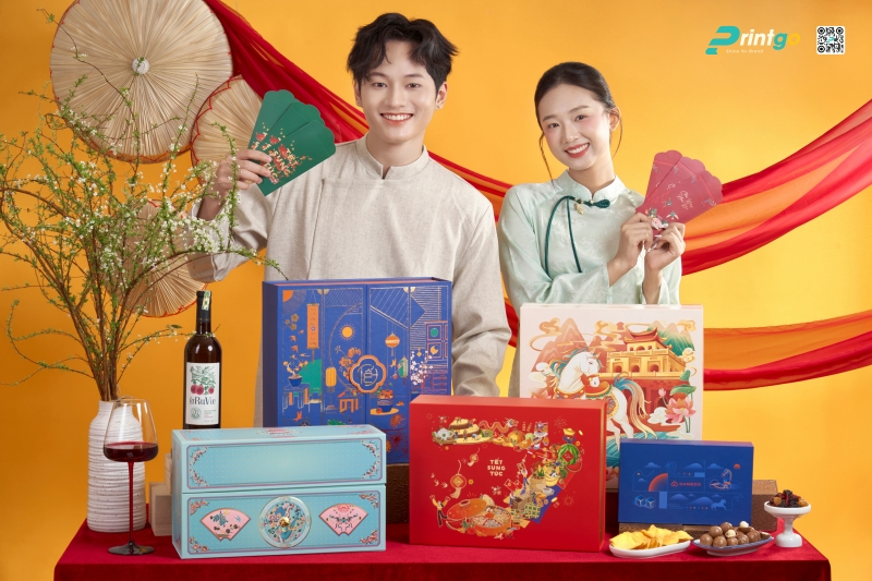 Bộ quà tết có sẵn của Printgo để tặng quà tết cho sếp Bộ quà tết có sẵn của Printgo để tặng quà tết cho sếp