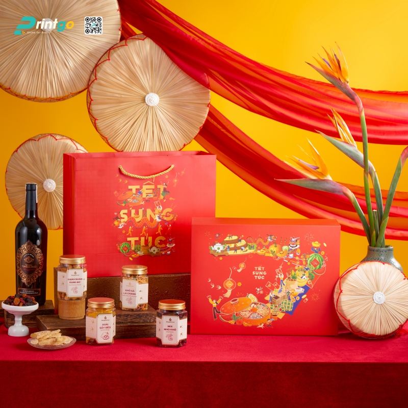 Hộp quà tết tặng sếp Tết Sung túc với lời chúc may mắn, ý nghĩa Hộp quà tết tặng sếp Tết Sung túc với lời chúc may mắn, ý nghĩa