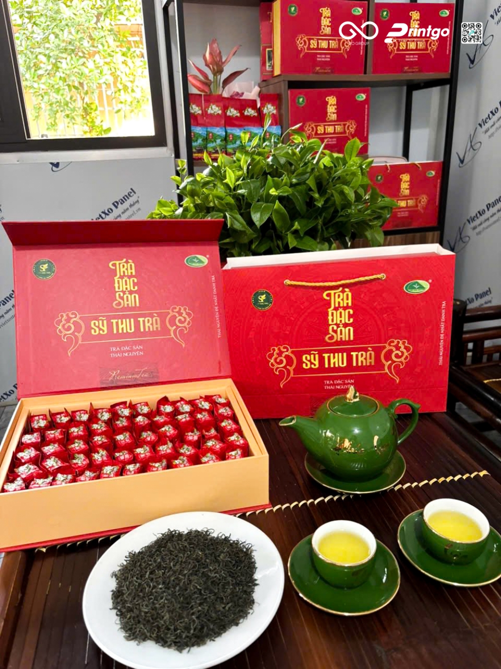 Dự án in hộp đựng trà Hợp tác xã Sỹ Thu Trà