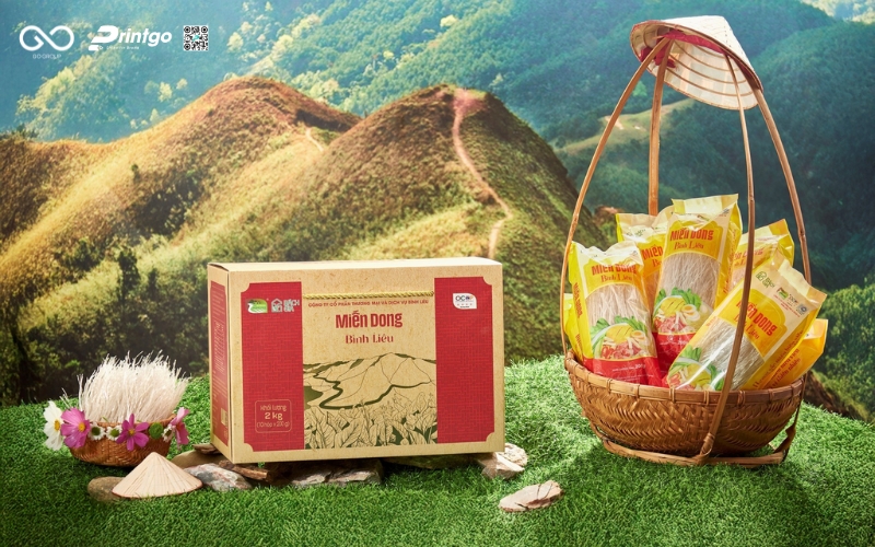 Thiết kế bao bì miến dong Bình Liêu mở ra cơ hội xuất khẩu Thiết kế bao bì miến dong Bình Liêu mở ra cơ hội xuất khẩu