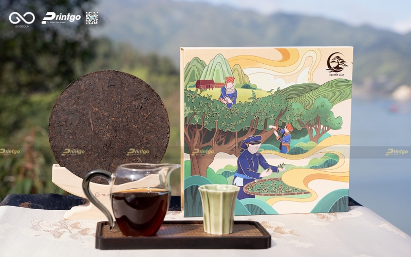 Thiết kế hộp đựng trà Nguyệt Lãm cao cấp Thiết kế hộp đựng trà Nguyệt Lãm cao cấp