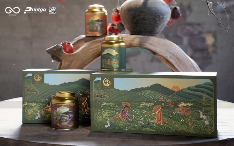 Thiết kế hộp đựng trà Nguyệt Lãm cao cấp Thiết kế hộp đựng trà Nguyệt Lãm cao cấp