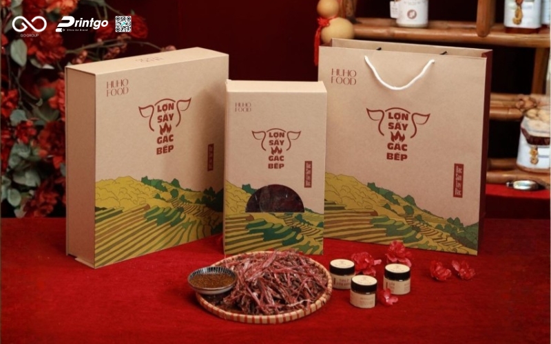 Thiết kế bao bì thịt trâu gác bếp khẳng định giá trị đặc sản Tây Bắc Thiết kế bao bì thịt trâu gác bếp khẳng định giá trị đặc sản Tây Bắc