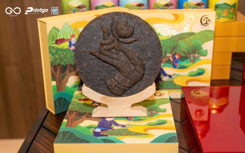 Thiết kế hộp đựng trà Nguyệt Lãm cao cấp Thiết kế hộp đựng trà Nguyệt Lãm cao cấp