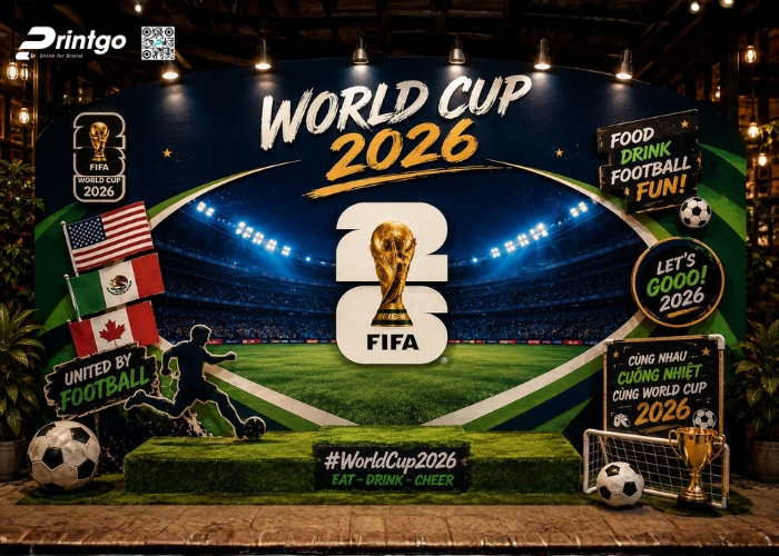 Chia sẻ hơn 1000+ mẫu backdrop World Cup 2026 checkin cho doanh nghiệp
