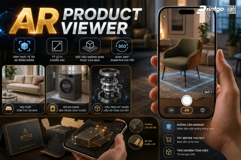 AR Product Viewer (Trải nghiệm không gian sản phẩm 3D) AR Product Viewer (Trải nghiệm không gian sản phẩm 3D)