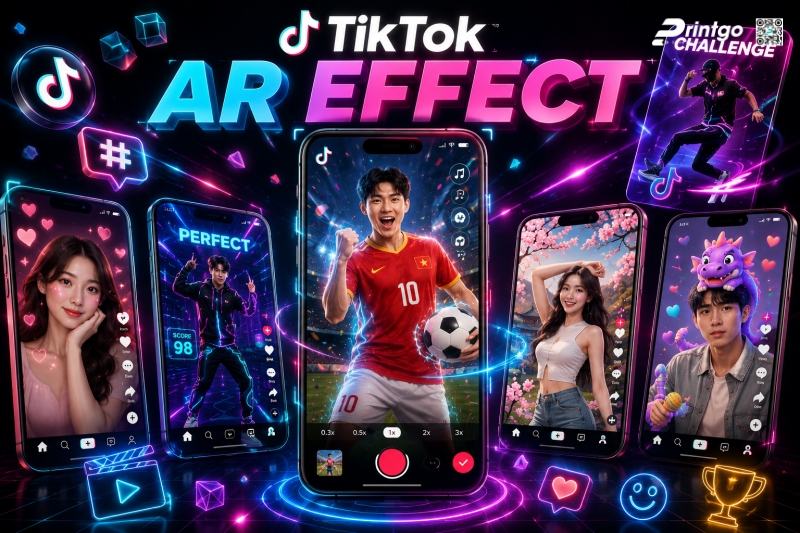 TikTok AR Effect (Hiệu ứng AR trên nền tảng TikTok) TikTok AR Effect (Hiệu ứng AR trên nền tảng TikTok)
