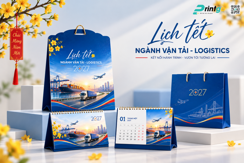 Lịch Tết ngành vận tải – logistics: Gợi ý mẫu đẹp, quy cách và xu hướng thiết kế