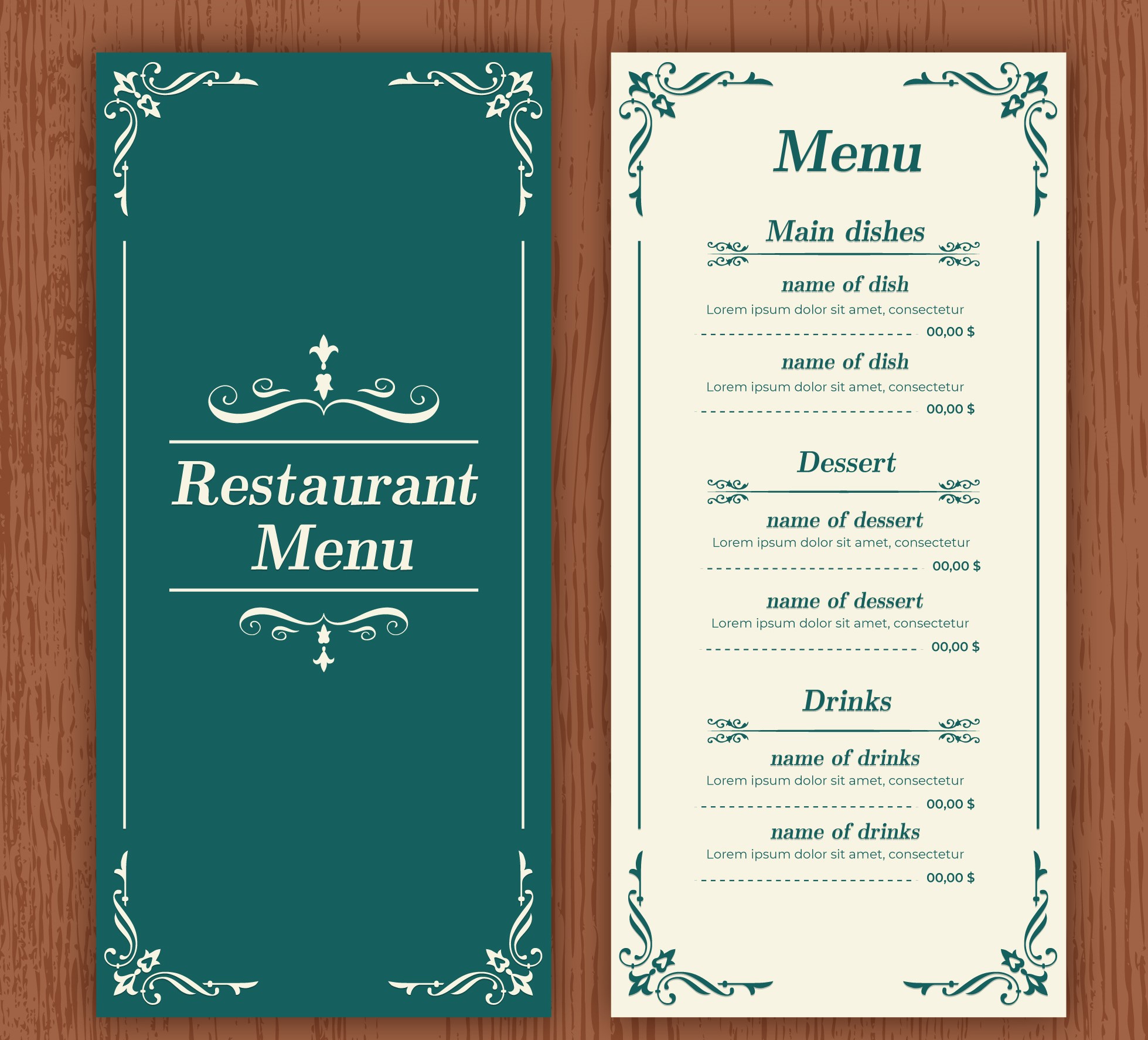 Меню ресторана шаблон. Меню ресторана. Ресторанное меню. Макет меню для ресторана. Стильное меню для ресторана.