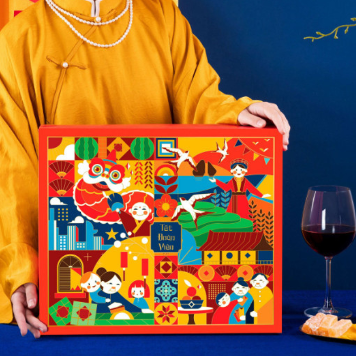 In hộp quà tết Bản sắc văn hóa PG-HQT23-99