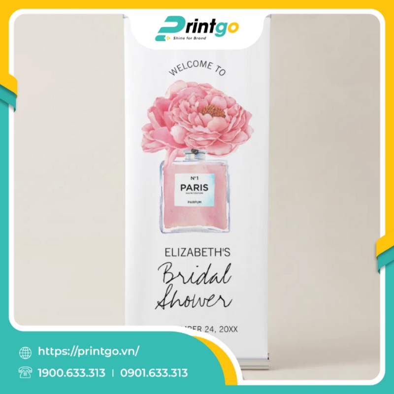 Standee nước hoa thu hút Standee nước hoa thu hút